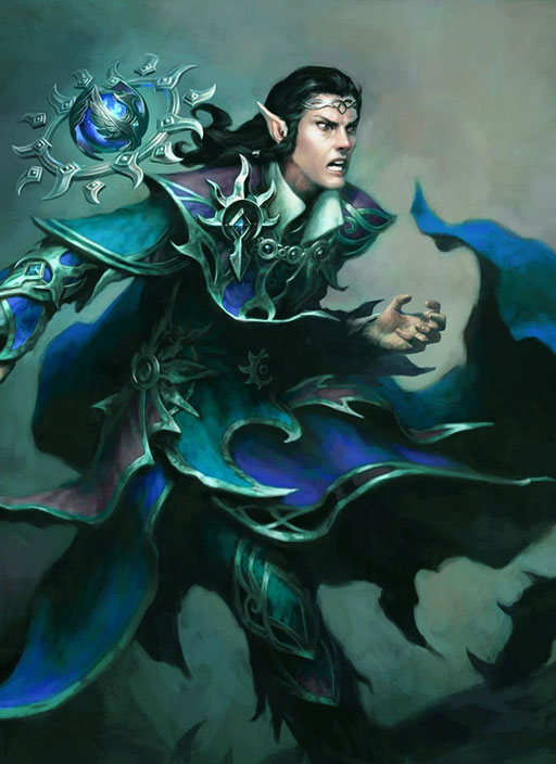 Image of a moon elf.